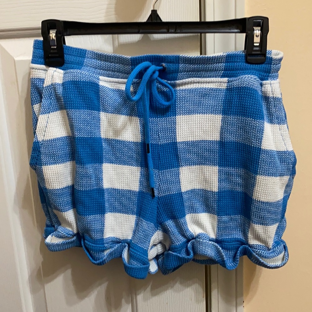 Marc by Marc Jacob Blue Checker Shorts